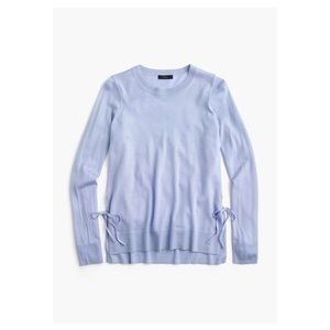 J.Crew Side Slit Sweater with Ties